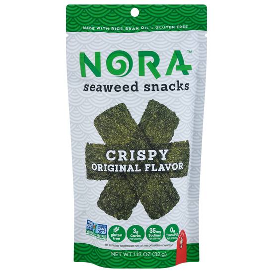 Nora Gluten Free Original Crispy Seaweed Snacks