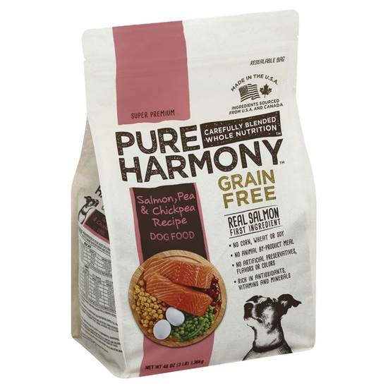 Pure Harmony Whole Nutrition Grain Free Dog Food (salmon-pea-chicken)