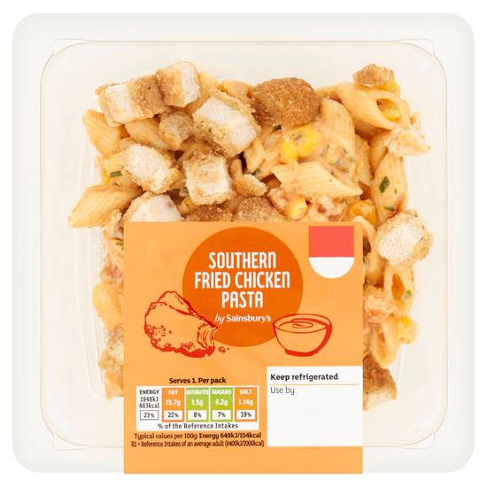 Sainsbury's On the Go Southern Fried Chicken Pasta Salad 300g