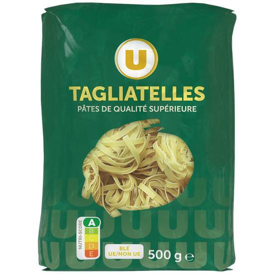Les Produits U - Tagliatelles pâtes de qualité supérieure