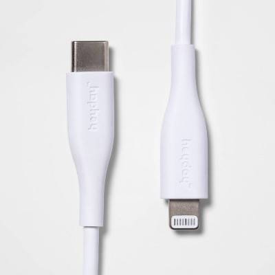 Heyday Lightning To Usb-C Round Cable, White