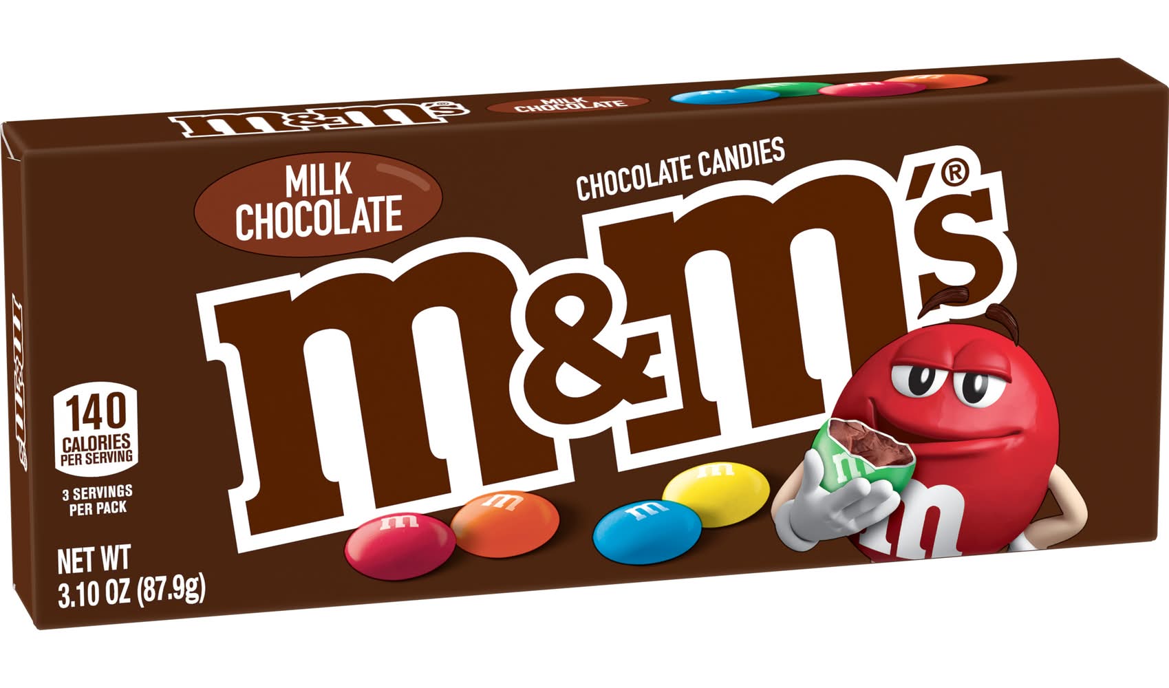 M&M's Candies, Milk Chocolate (3.1 oz)
