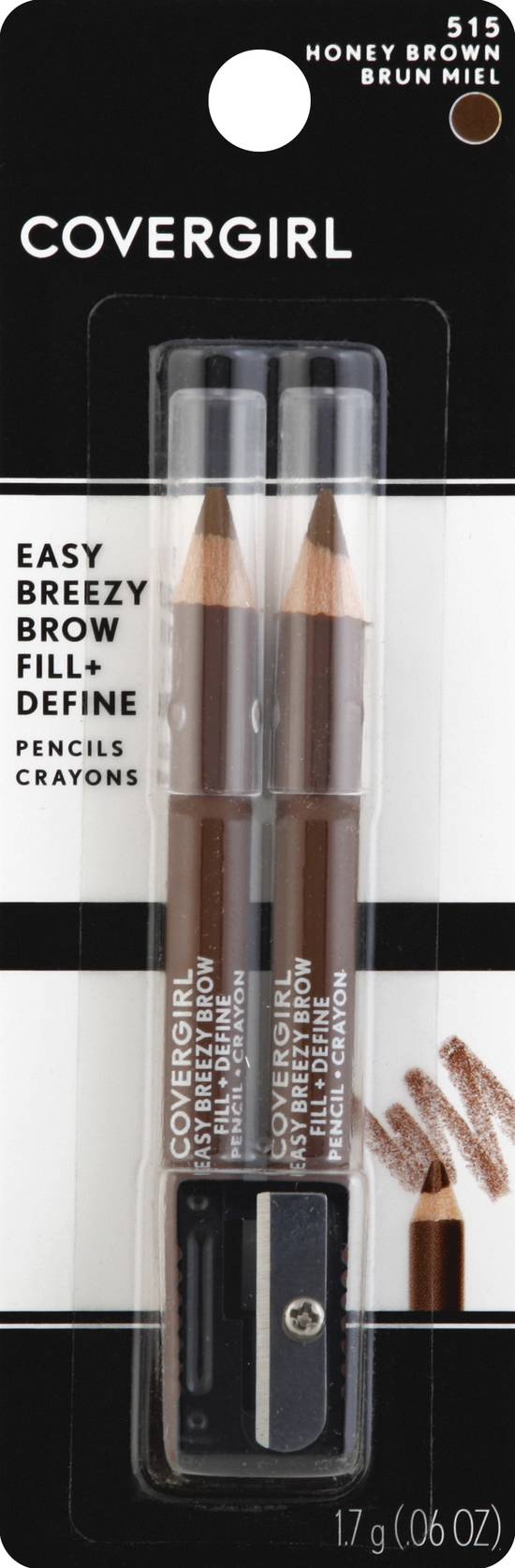 Covergirl Honey Brown 515 Brow Shaper and Eyeliner (2 ct)