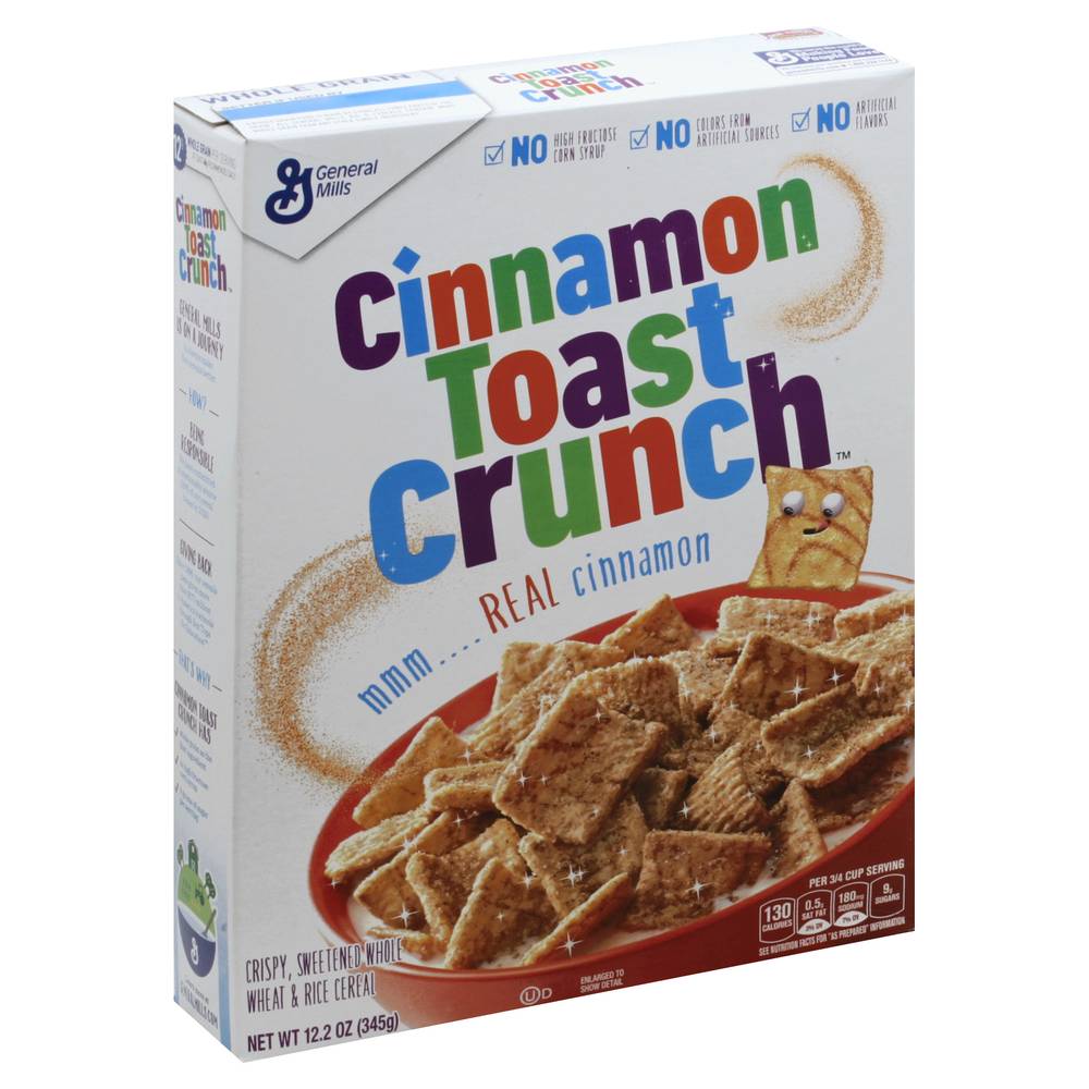 Cinnamon Toast Crunch Whole Wheat & Rice Cereal (cinnamon)