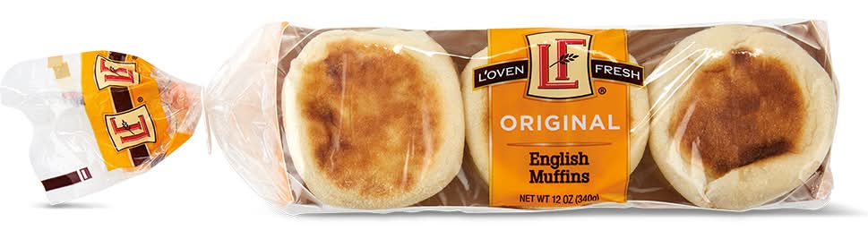 L'oven Fresh Plain English Muffins
