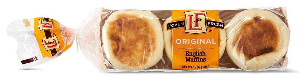 L'oven Fresh Plain English Muffins