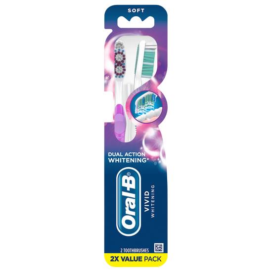 Oral-B Vivid Whitening Manual Soft Toothbrush