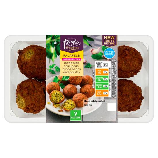 SAVE £0.95 Sainsbury's Falafels Summer Edition, Taste the Difference 144g