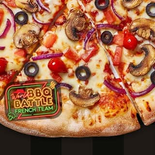 Pizza French Veggie Barbecue Solo (4 parts)