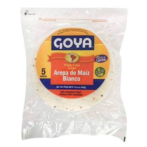 Goya Arepas De Maiz Blanco White Corn Arepa ( 3.2 oz)