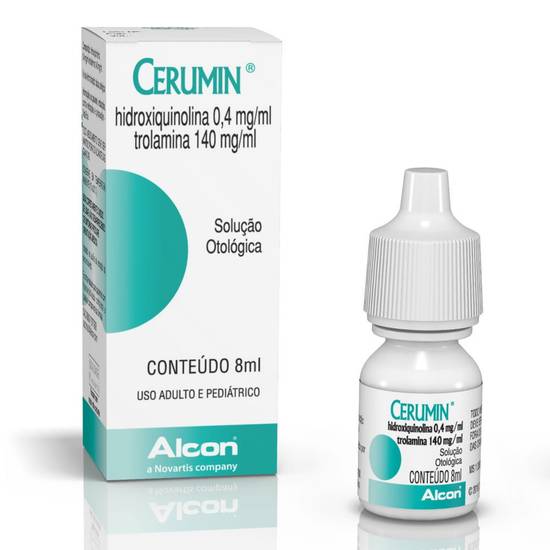 Alcon cerumin solução de uso otológico (8ml)