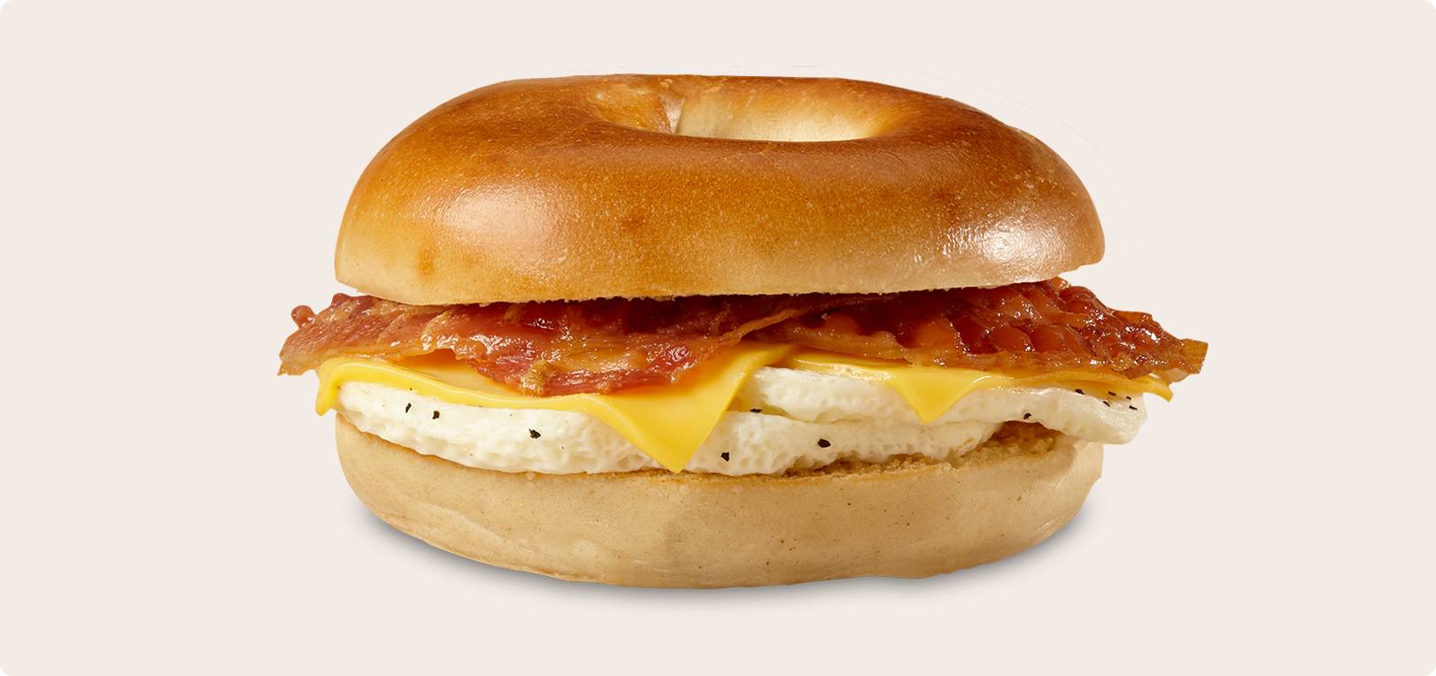 Bacon, Egg & Cheese on a Bagel