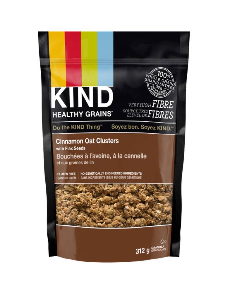 KIND Healthy Grains Cinnamon Oat Clusters With Flax Seeds Granola (312 g)