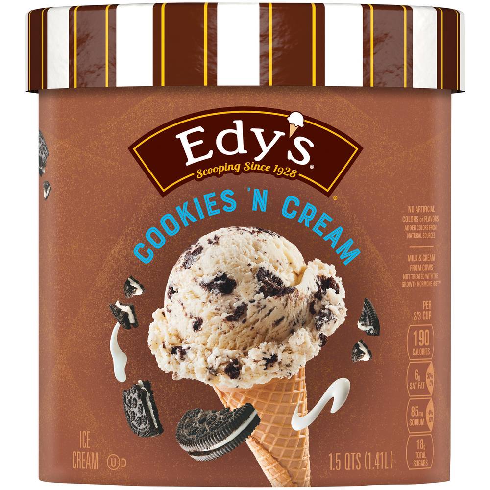 Dreyer's Cookies 'N Cream Ice Cream