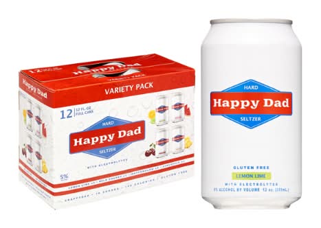 Happy Dad Hard Seltzer Variety Pack 12x 12oz Cans