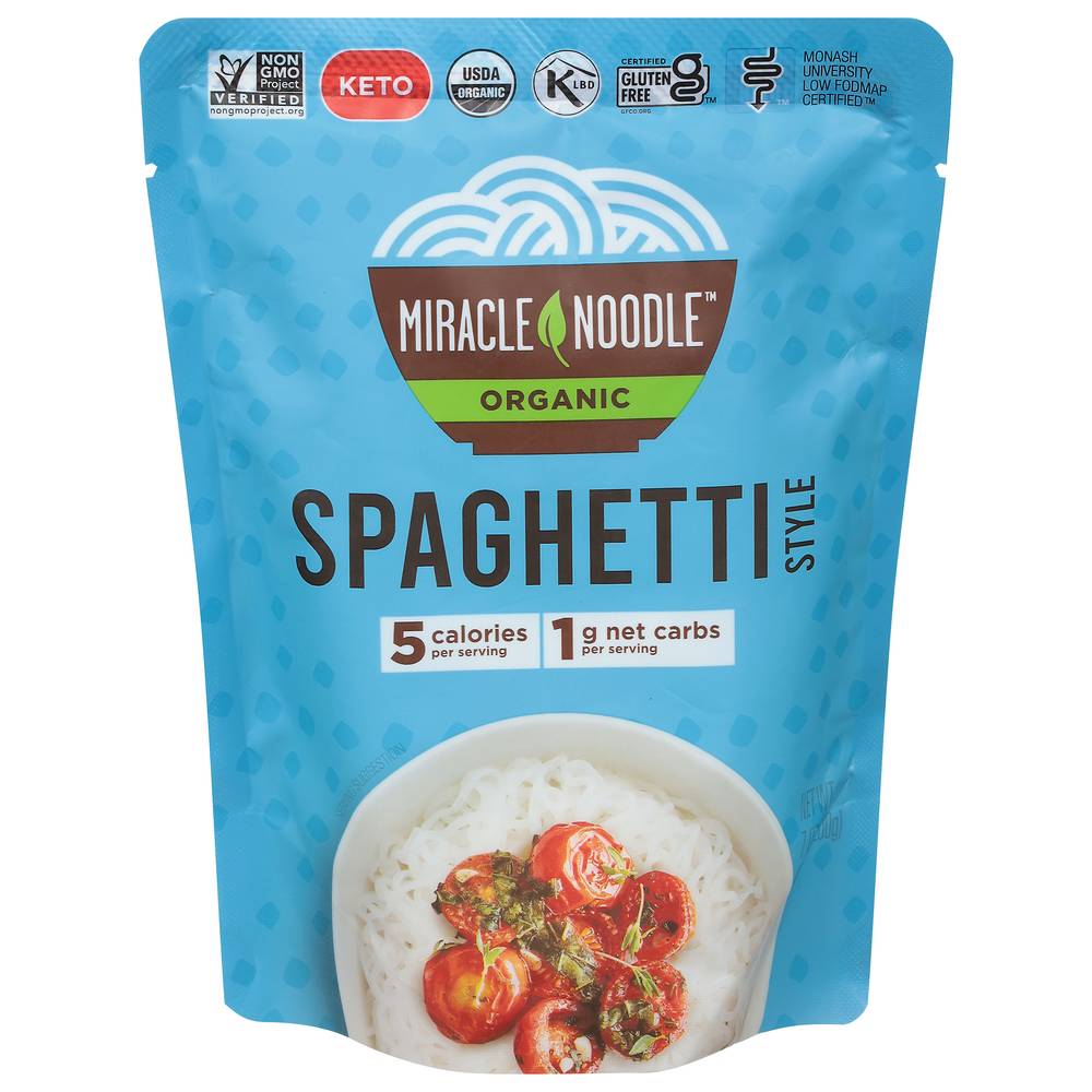 Miracle Noodle Organic Ready-To-Eat Spaghetti Style Noodle (7 oz)