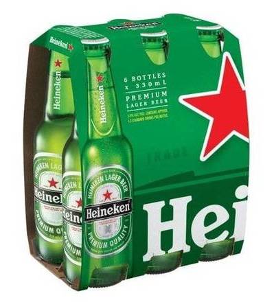 Heineken Bottle (6 Pack)