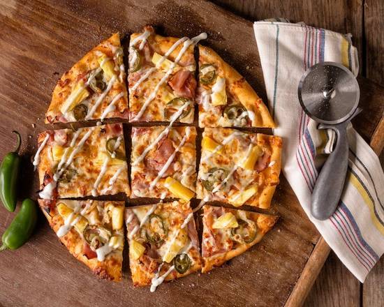 Spicy Hawaiian Thin Crust (10" Individual)