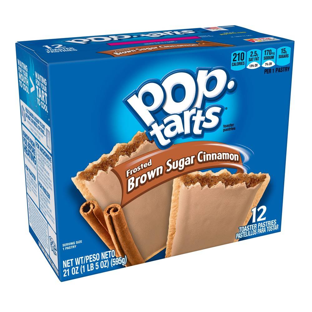 Pop-Tarts Frosted Brown Sugar Cinnamon Toaster Pastries (1.31 lbs)