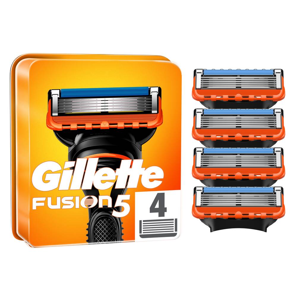 Gillette Fusion - Recharge 5 Lames de rasoir (male)