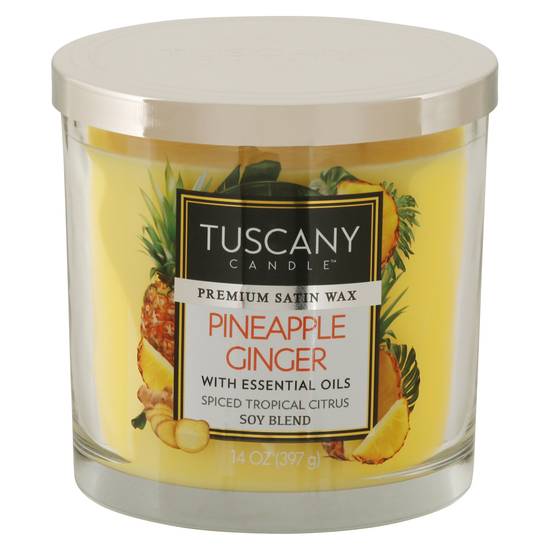 Tuscany Candle Premium Satin Wax Pineapple Ginger