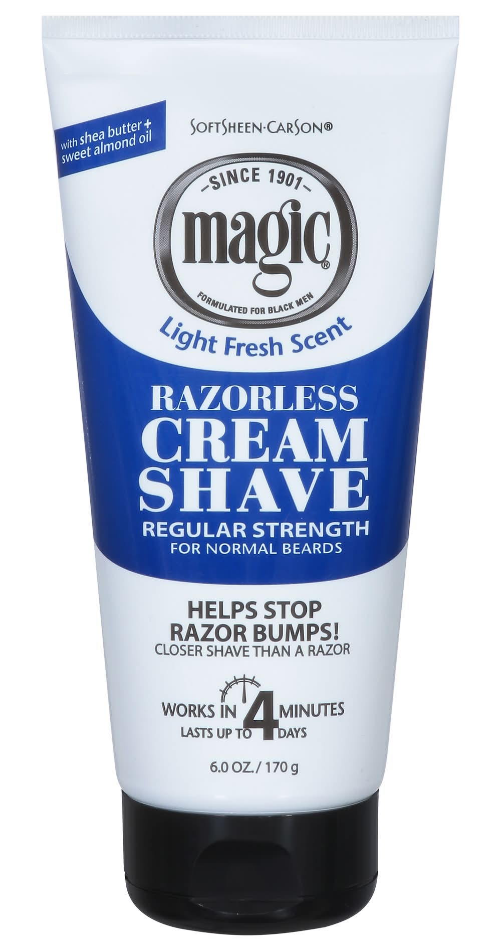 Magic Razorless Light Fresh Scent Shaving Cream (6 oz)