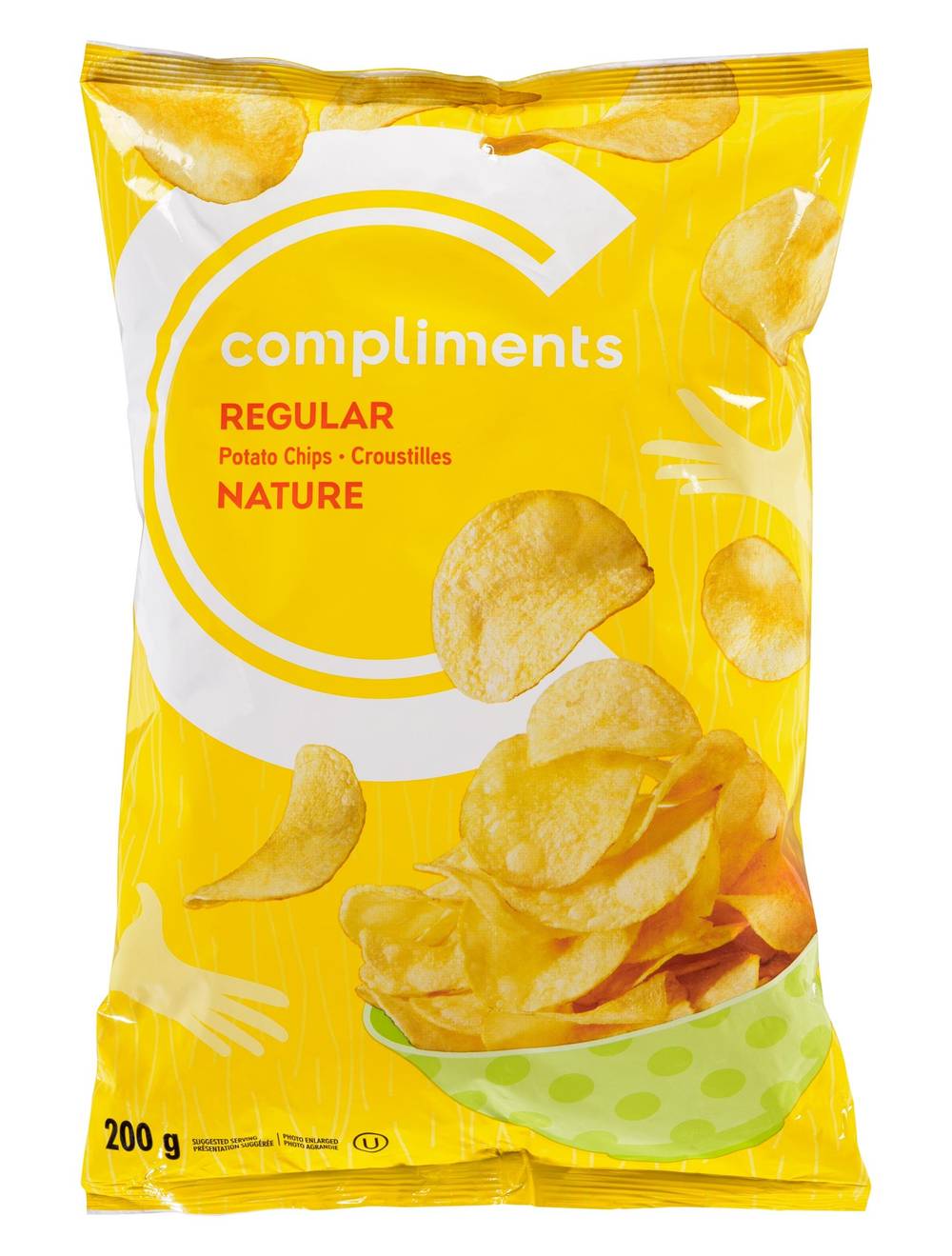Compliments Regular Potato Chips (200 g)