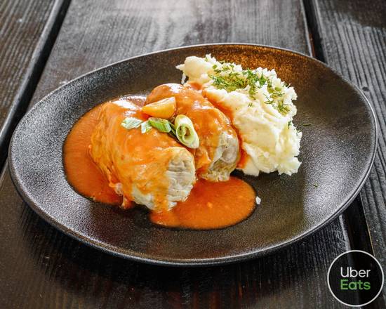 Stuffed Cabbage Rolls with Tomato or Mushroom Sauce