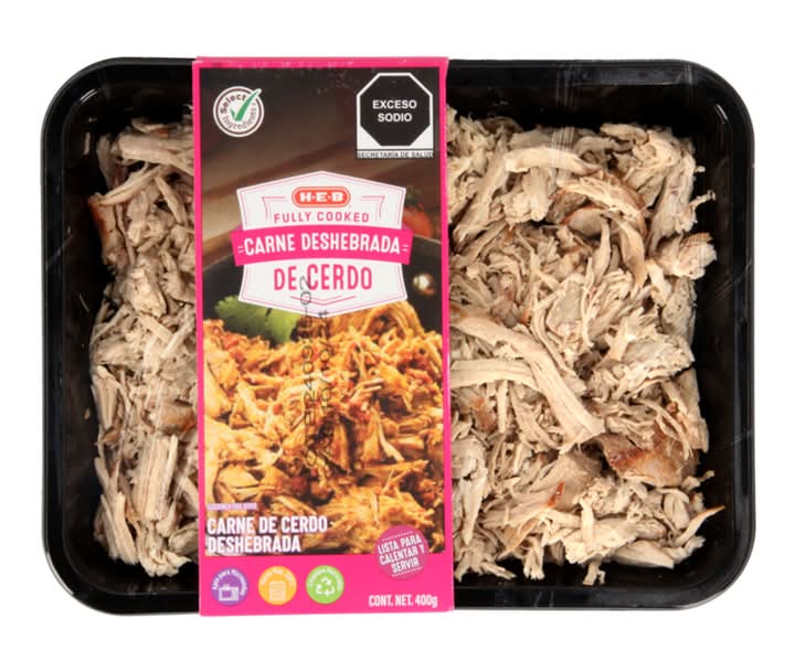 H-E-B · Carne deshebrada de cerdo (400 g)
