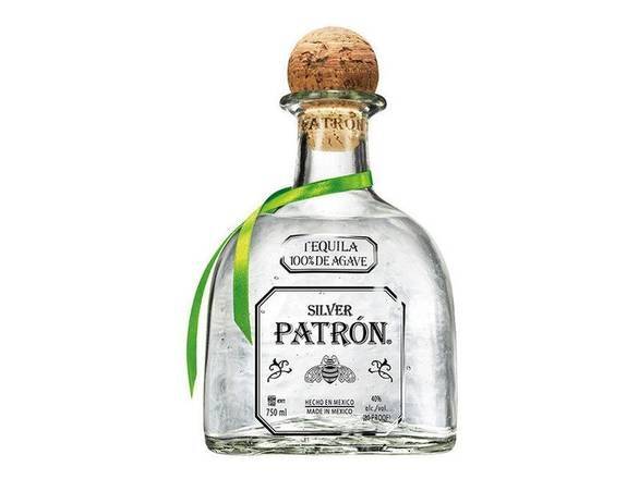 Patrón Silver Tequila 100% De Agave Liquor (750 ml)