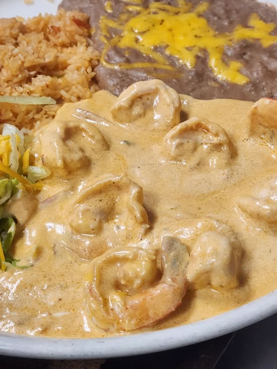 Camarones a la Crema.
