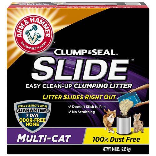 Arm & Hammer Slide Multi-Cat Easy Clean-Up Litter - 14.0 lb