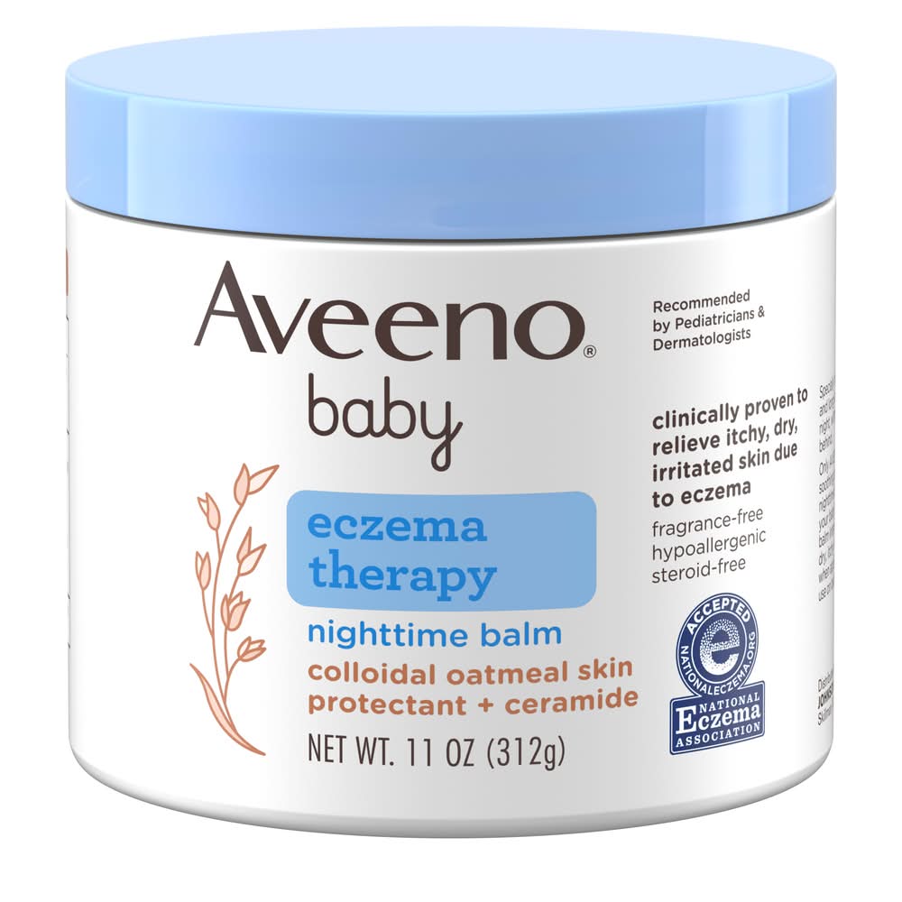 Aveeno Baby Eczema Therapy Nighttime Balm (11 oz)