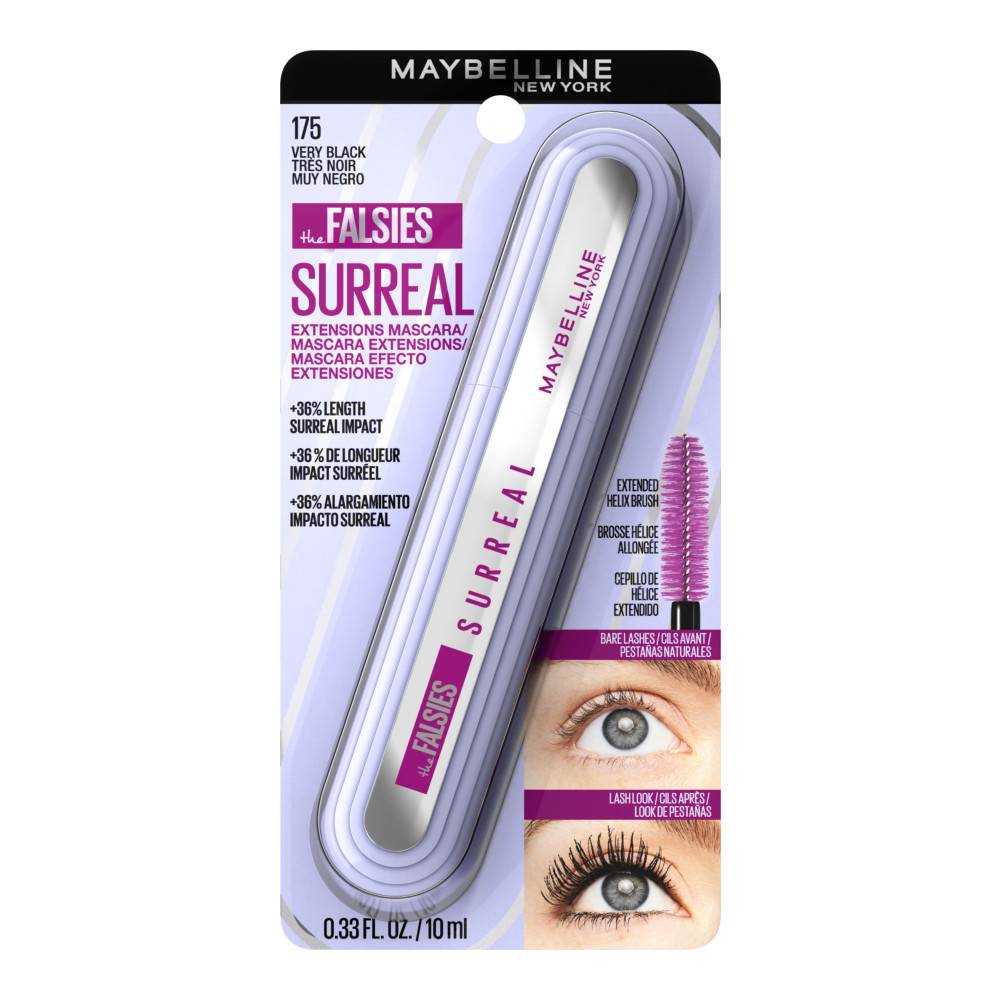 Maybelline The Falsies Surreal Extensions Washable Mascara - Very Black, 0.33 fl oz