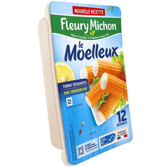 Bâtonnets surimi moelleux - Fleury michon - 190g