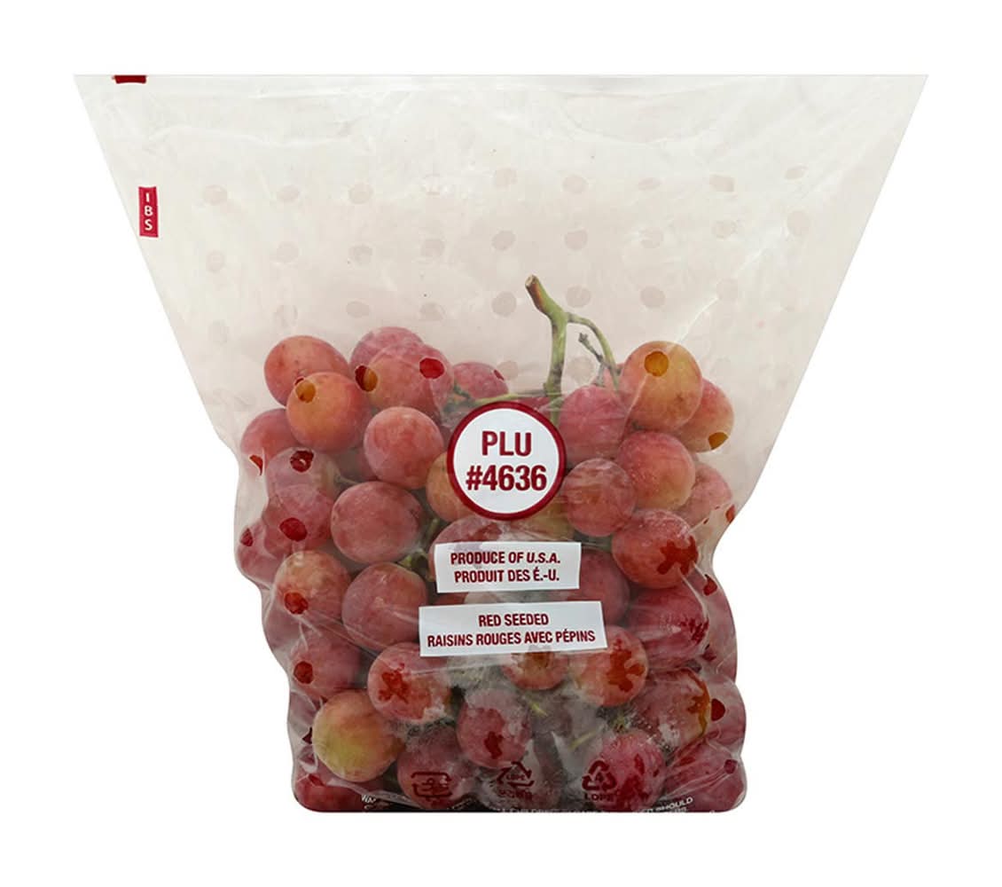 Red Seeded Globe Grapes