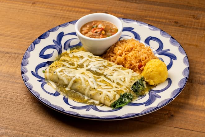 SPINACH ENCHILADAS