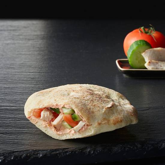 Pita poulet & tomate