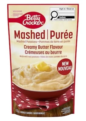 Betty Crocker Pommes De Terre En Purée Crémeuses Au Beurre / Mashed Potatoes Creamy Butter Flavour 113.0 G