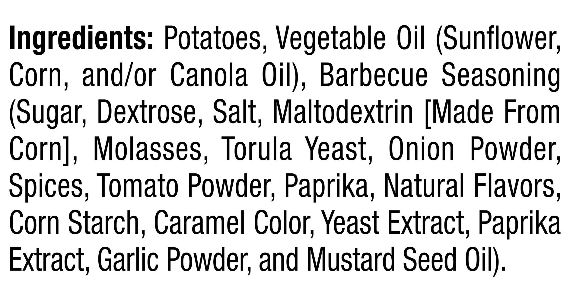Lay's Potato Chips, Barbecue (2.62 oz)