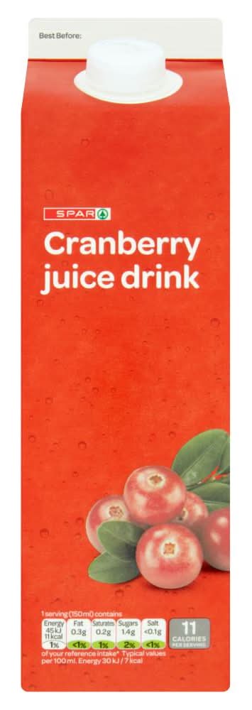 SPAR Cranberry, Juice Drink (1L)