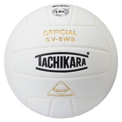 Tachikara Sv5ws Sensi Tec Microfiber Composite Volleyball, White