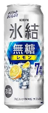 348308：キリン 氷結 無糖レモン 7％ 500ML缶 / Kirin Hyoketsu Muto-Lemon （ Sugar-Free） 7%