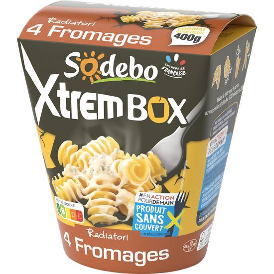 Sodebo - Xtrem box radiatori (4 fromages)