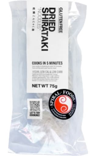 Spiral Dried Shirataki Noodles 75g