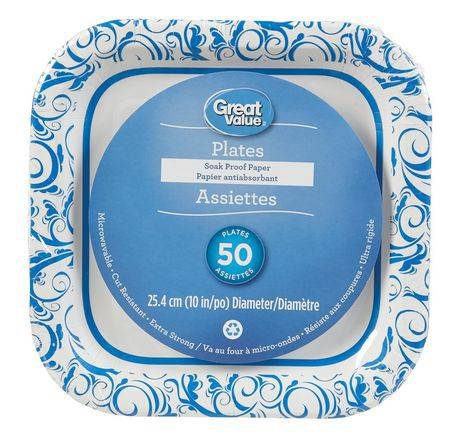 Great value 2024 paper plates