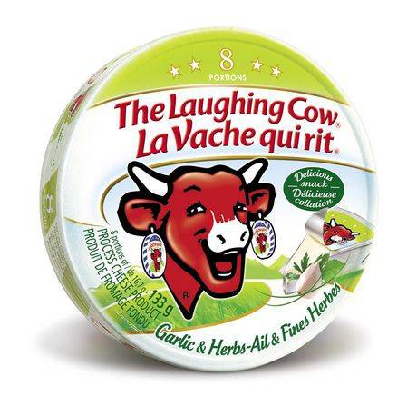 The Laughing Cow Garlic & Herbs Cheese (133 g)