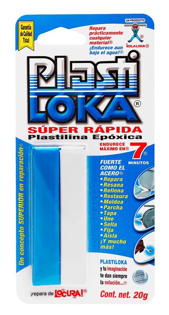 Plasti Loka · Pegamento en plastilina secado rápido (20 g)