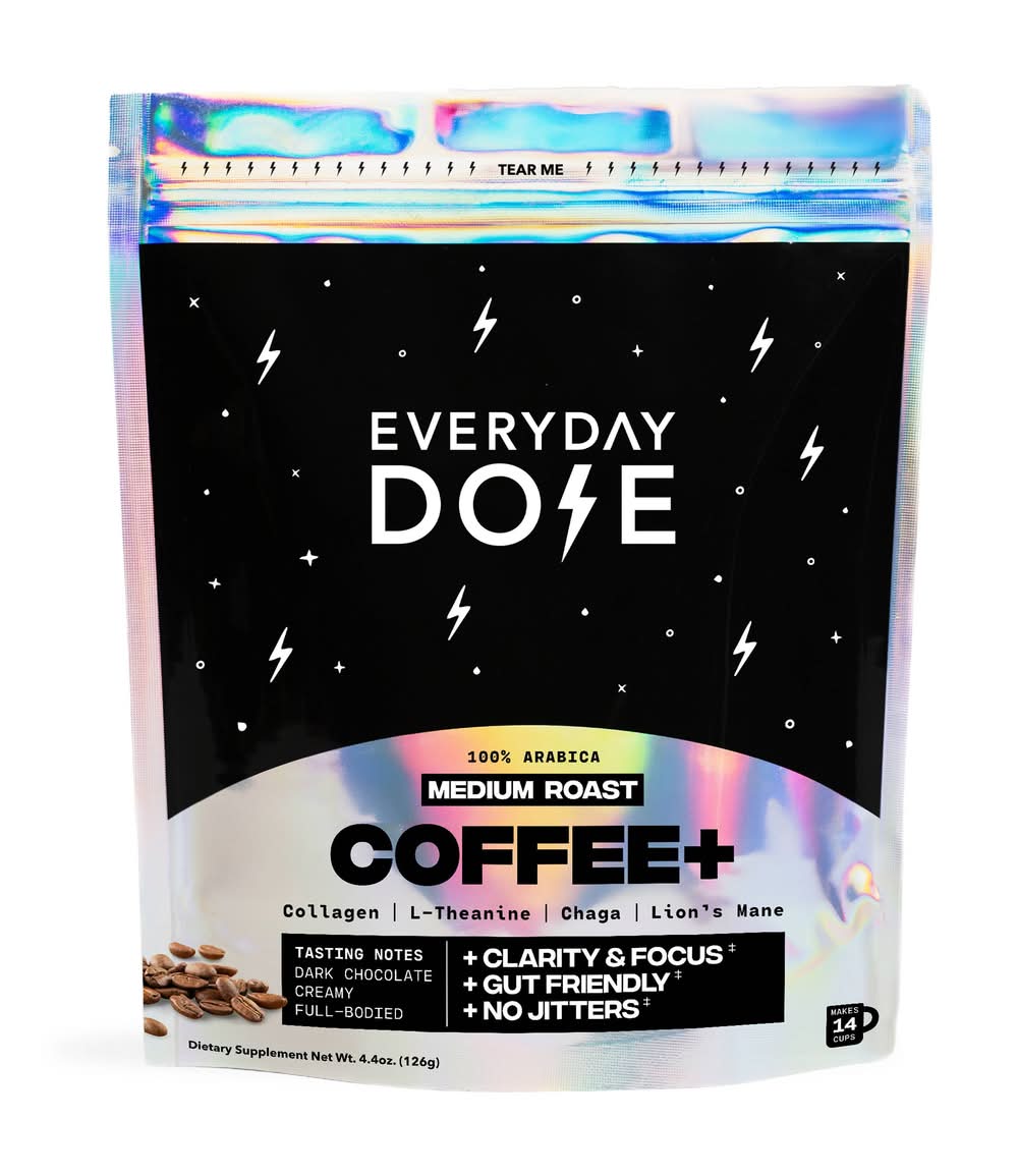 Everyday Dose Medium Roast Mushroom Coffee+ (4.4 oz)