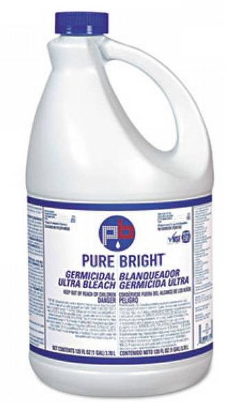 Pure - Bright Bleach - 6/gallon containers
